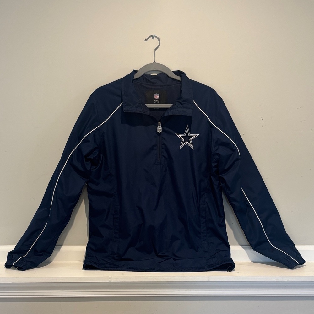 NFL Dallas Cowboys Men's Small Navy Lightweight Jacket